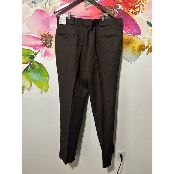 Flying Cross Uniform Pants Women Size 20 Unhemmed Leg Police EMT Cop - Brown - Picture 6 of 6
